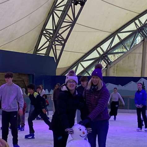 Ice skating