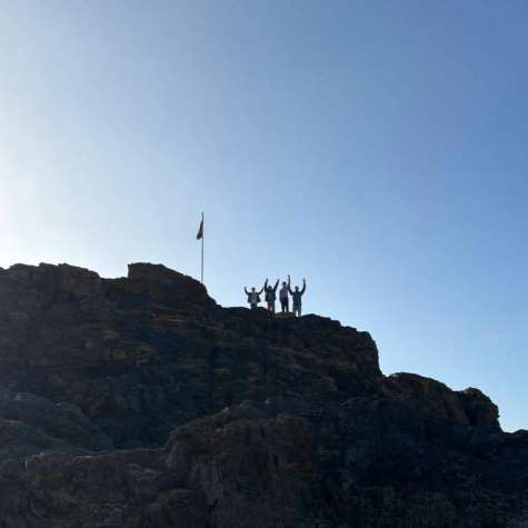Rock climbing